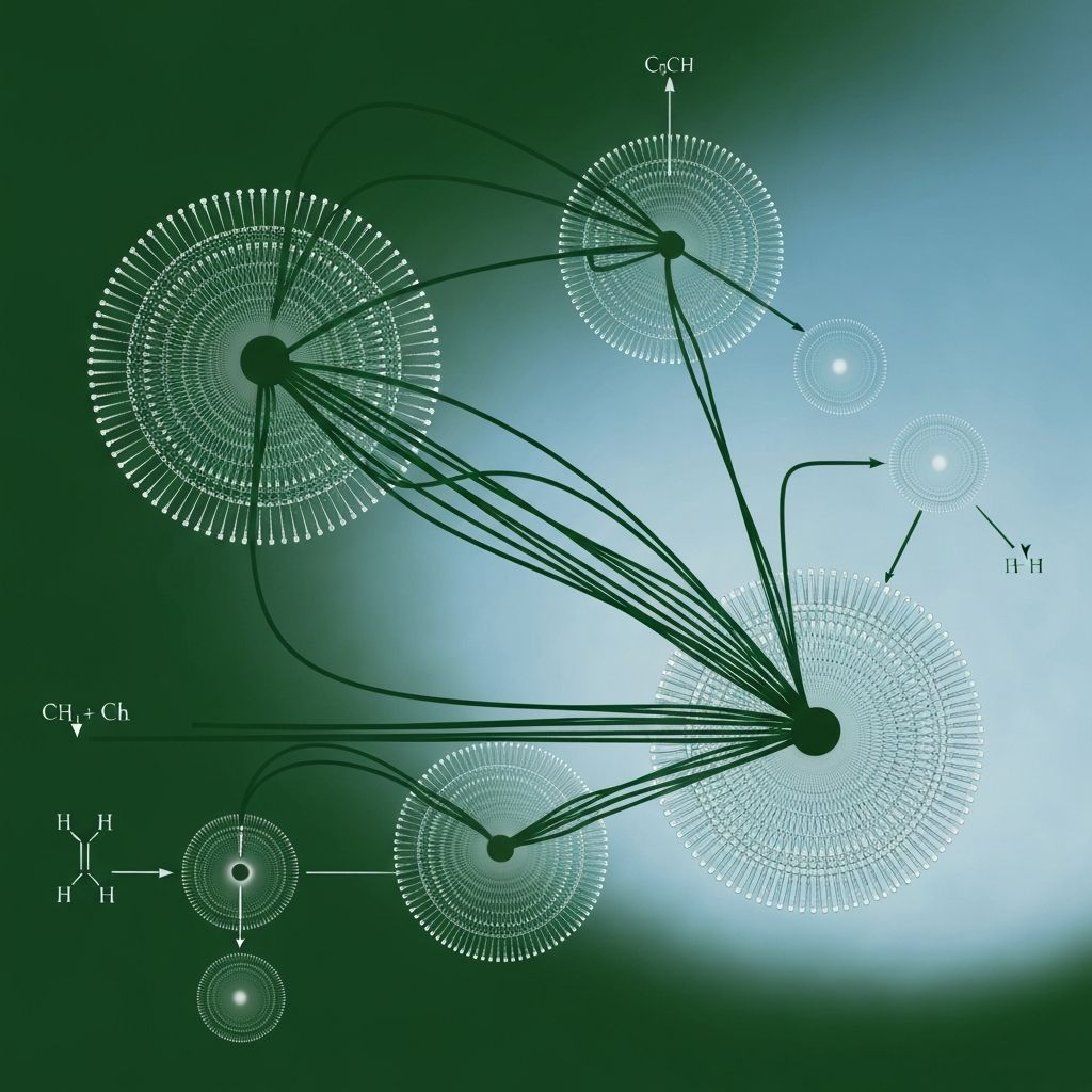 Metabolic processes diagram